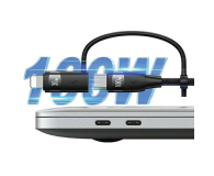 USAMS Kabel 2xC/USB/Micro-USB/Lightning 6w1 1,2m 100W PD czarny - 1568995 - zdjęcie 3